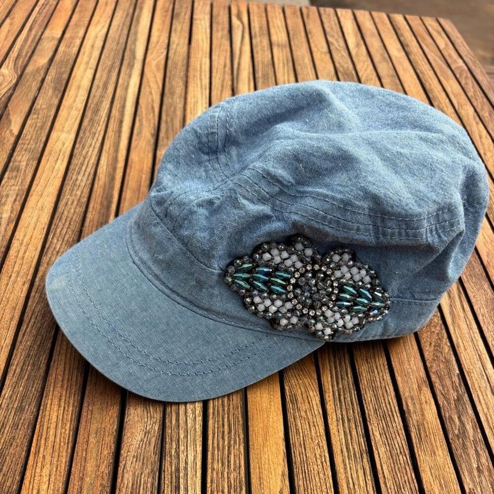Y2k denim baseball cap